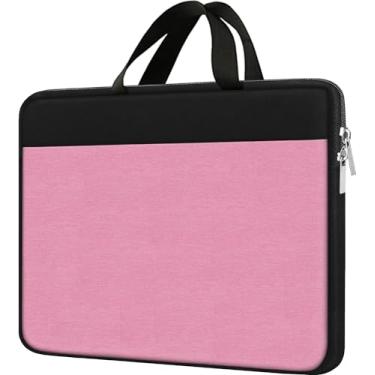 Imagem de Capa para laptop de 15,6 polegadas, bolsa de viagem para laptop, bolsa de mão, à prova de choque, capa protetora para computador, bolsa de transporte, pasta para notebook HP Asus Acer, Dell, Lenovo,