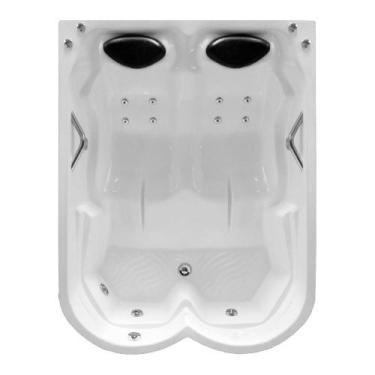 Imagem de Banheira Dupla Paraíso COMPLETA com hidro - Brasil Banheiras, 1,80X1,4