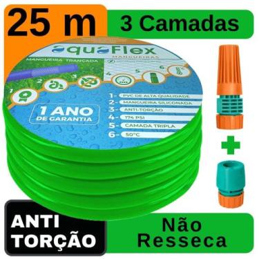 Imagem de Mangueira Jardim Tripla Camada AquaFlex 25 Metros