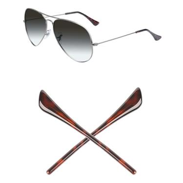 Imagem de Mryok Meias de substituição para óculos de sol Ray-Ban Aviator RB3025 55 mm/58 mm/62 mm/RB3362 59 mm - Leopardo