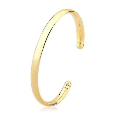 Imagem de Bracelete Liso Folheado a Ouro 18k - Maise