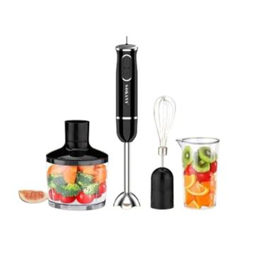 Imagem de Mixer Misturador Triturador de Alimentos 4 em 1Processador Vertical