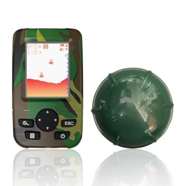 Imagem de Sensor Sem Fio Fish Finder Fish Finder Com Tela Colorida HD, Para Pesca Recreativa Em Docas, Praias Ou Bancos Detecte Com Precisão Localização Cardumes Peixes(Natural)