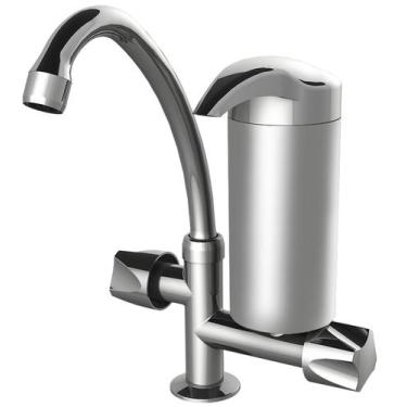 Imagem de Filtro De Água Com Mesa Cristal Com Bitola 1/2" - 3/4" Bica Alta Búzio