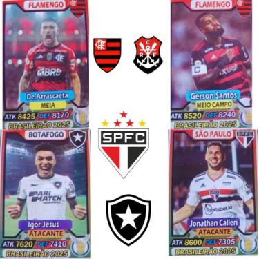 Imagem de Brasileirão 2025 Kit 200 Cards = 50 Pacotes Para Bater Bafo - Imperio 
