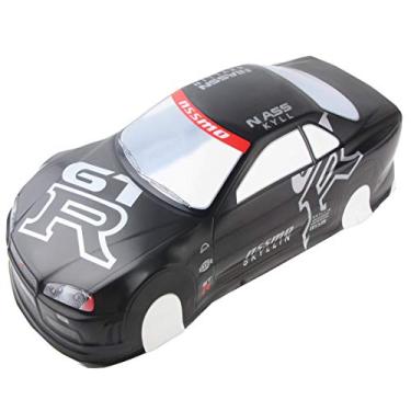 Imagem de Manrock 1/10 Scale RC Painted Drift Racing Touring Onroad Car Body Shell GTR Black