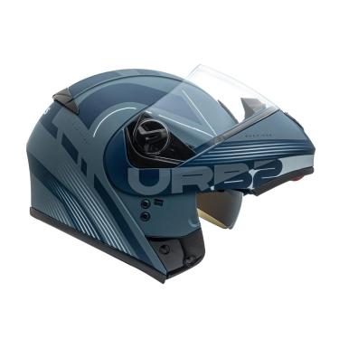 Imagem de Capacete Moto Robocop Peels Urban Club Com Viseira Solar-Unissex