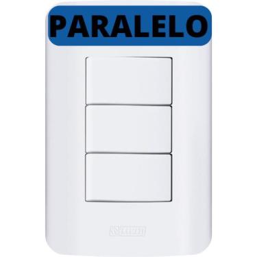 Imagem de Tomadas 10A 20a Teclas Placas 4x2 e 4x4 Interruptores Romazi Linha Can