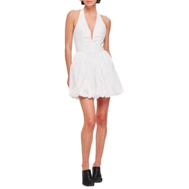 Imagem de Ronny Kobo Minivestido tuberoso popeline feminino, Branco, M