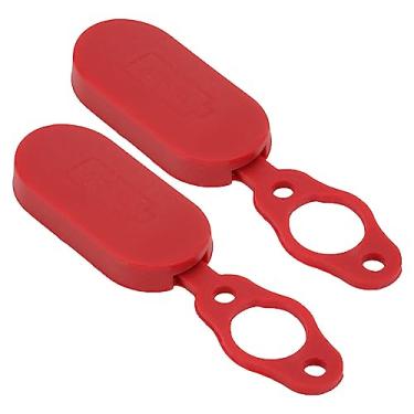 Imagem de Keenso Capa para porta de carregamento de scooter elétrica, 2 peças, porta de carregamento para scooter impermeável, acessório adequado para scooter elétrica profissional (vermelha)