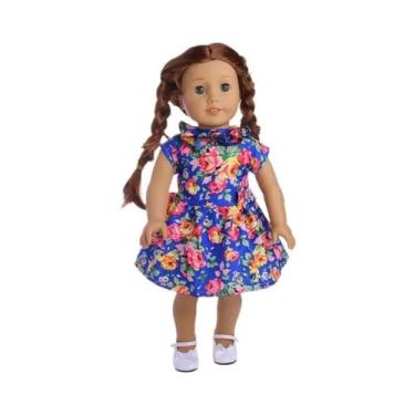 Imagem de Roupas De Boneca Fofa Vestido Uniforme Para Boneca De 43cm 18 Polegada