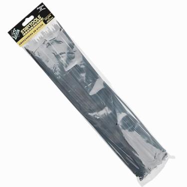 Imagem de Kit com 200 Abraçadeiras de Nylon 40cm x 7,6mm Preta | Uso Profissional, Automotivo, Doméstico | Alta Resistência e Proteção UV - Enforca Gato
