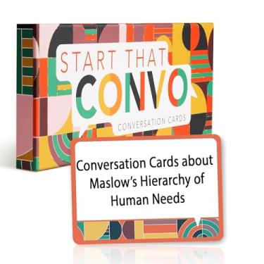 Imagem de Start That Convo - Conversation Starter Cards for Family, Friends, Couples and Teachers. Great for Getting to Know You Games and Activities
