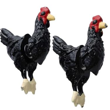 Imagem de Brincos de galinha de fazenda | Mini brincos realistas de galinha | Acessórios de liga animal para mulheres | Presentes personalizados, Medium, Metal, Sem pedra preciosa