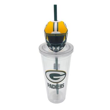 Imagem de Pegasus Sports Tampa de mascote NFL Green Bay Packers 680 g Sipper