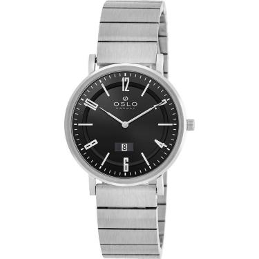 Imagem de Relógio Oslo Masculino Ref: Ombsss9U0017 P2Sx Slim Prateado