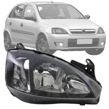Imagem de Farol corsa 2008 09 10 a 2012 montana ld direito masc negra - BBS