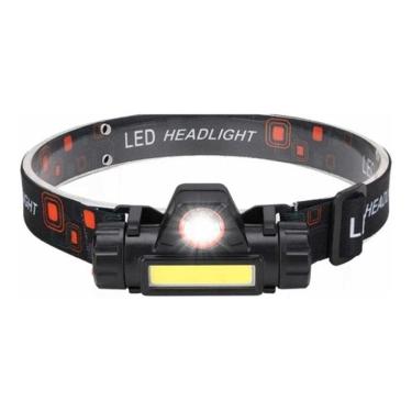 Imagem de Lanterna Cabeça Led Farol Recarregável Ajustável Usb Bm-A029
