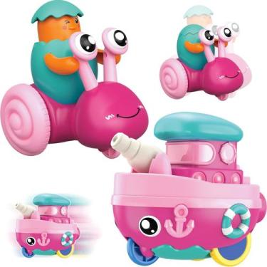 Imagem de Brinquedos infantis Vusum Press & Go Car Boat de 1 a 3 anos