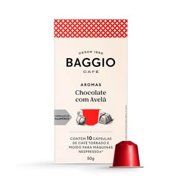 Imagem de Baggio Café Cápsulas De Café Aroma Chocolate Com Avelã Compatível Com Nespresso Contém 10 Cápsulas