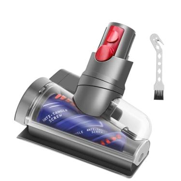 Imagem de Mini cabeça de escova motorizada compatível com Dyson V12 Detect Slim/ V10 Digital Slim / SV18/ SV20 peça de vácuo, cabeça de substituição de fixação antiembaraço, adequada para cabelos longos e pelos