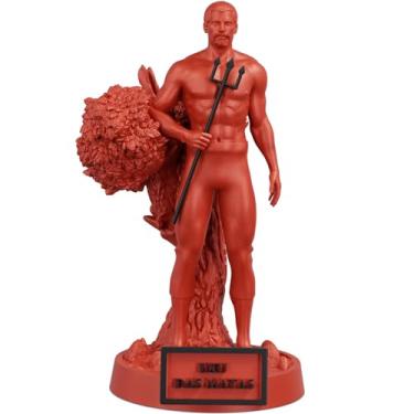 Imagem de Estátua Exu da Mata Umbanda Candomblé (Cor Sanguis Obscurus)