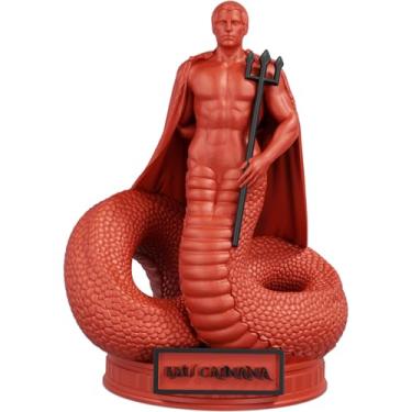 Imagem de Estátua Exu Cainana Imagem Umbanda Candomblé (Cor Sanguis Obscurus)