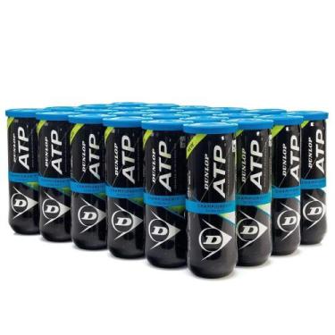 Imagem de Bola de Tênis Dunlop ATP Championship Regular Duty - Caixa com 24 Tubo