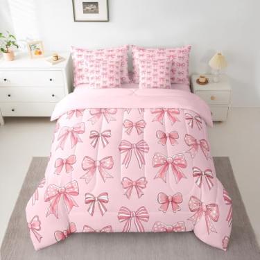 Imagem de Erosebridal Jogo de cama casal com 7 peças, cowgirl ocidental, botas, chapéu de caubói, fofo, kawaii, rosa, rústico, tribal, fazenda, cacto, caveira, decoração de quarto