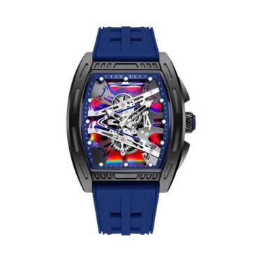 Imagem de Relógio De Quartzo Masculino De Luxo À Prova d'Água Com Pulseira De Si