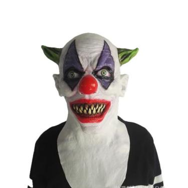 Imagem de Máscara de terror de Halloween e adereços Funny Devil Zombie Gre - yiw