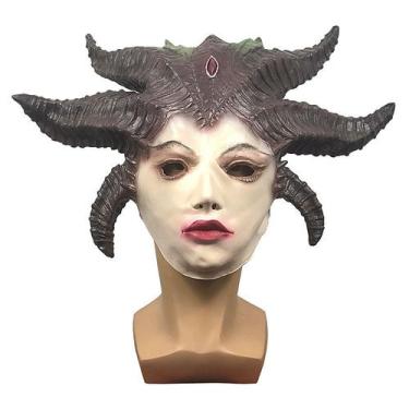 Imagem de Máscara de cosplay Lilith Horror Devil, adereços de fantasia de Hallow