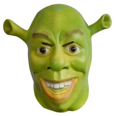 Imagem de Máscara Shrek Green Latex Cosplay, adereços de fantasia para o Hallowe