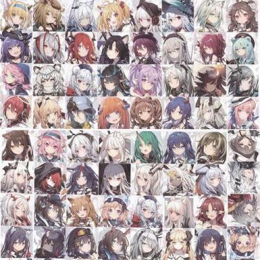 Imagem de Adesivos Arknights Anime 80 peças de PVC impermeáveis e à prova de sol