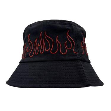 Imagem de Proteção solar Bucket Hat Flames Anime para adultos unissex - Yiweisai