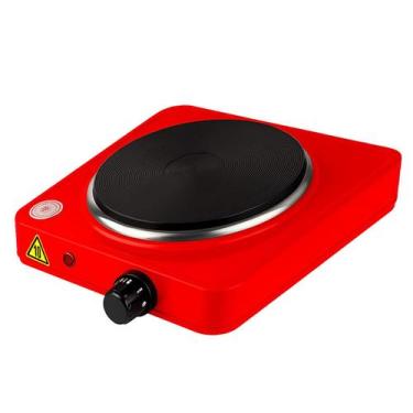 Imagem de Fogão Elétrico de Mesa Um Prato Disco 1000w Portátil Fogareiro Viagem 