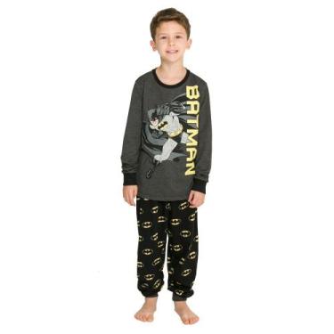 Imagem de Pijama Infantil Masculino Longo Batman Dc Comics 27.39.0001, 6