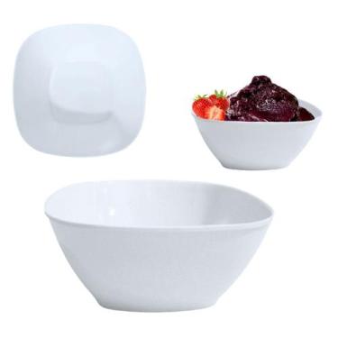 Imagem de 2 Tigelas Bowl Saladeira Quadrada 1500ml Melamina - Best