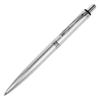 Imagem de Caneta Nukin Metal Esferográfica Met626pa - Nukim, Prata Fosco