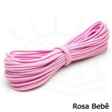 Imagem de Elástico Roliço Colorido nº 15 (2,8mm) - 10 metros - São José, Rosa be