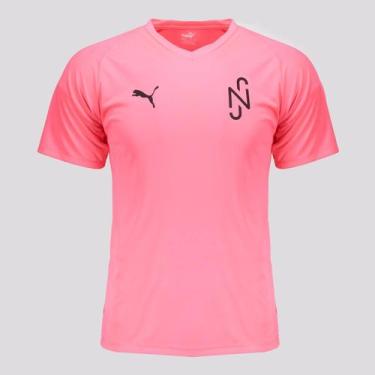 Imagem de Camiseta Puma Neymar Jr NJR Core Juvenil Rosa, 14 ANOS