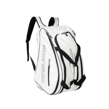 Imagem de Raqueteira Mormaii Pro II Beach Tennis PU Branco