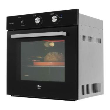 Imagem de Forno a Gás de Embutir Fischer Infinity 78L com Grill Preto, 220V