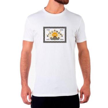 Imagem de Camiseta Billabong Providence Masculina Off White, G, White linen