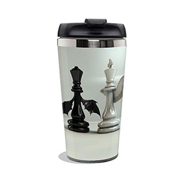 Imagem de Copo Termico Personalizado Jogo Xadrez