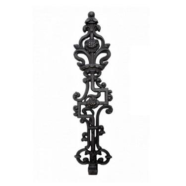 Imagem de Grade Ferro Fundido N49 Copa De Rosa Varanda Sacada 86X21Cm