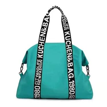 Imagem de Bolsa Mala Feminina Academia Esportiva Viagem Porta T?nis,ideal Para Suas Viagens, Banhos De Piscina, Praia, Clube, Academia, Pr?tica De Esportes e passeios (verde)