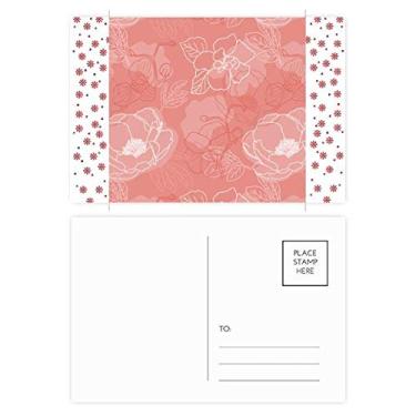 Imagem de Planta de flor com estampa de peônia, Natal, Natal, celebração, cartão postal Blessing Mailing Card