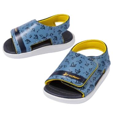Imagem de Papete Menino Rider Fun Baby 11670 Cinza/Azul/Amarelo 26/27-Masculino