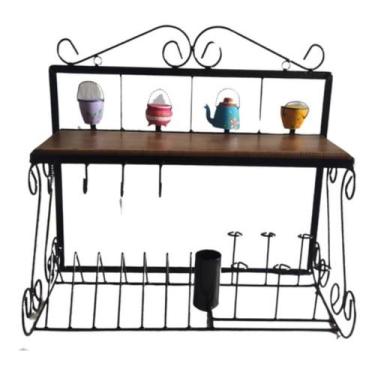 Imagem de Paneleiro 55cm + Argola porta guardanapos / escorredor de pratos - Art